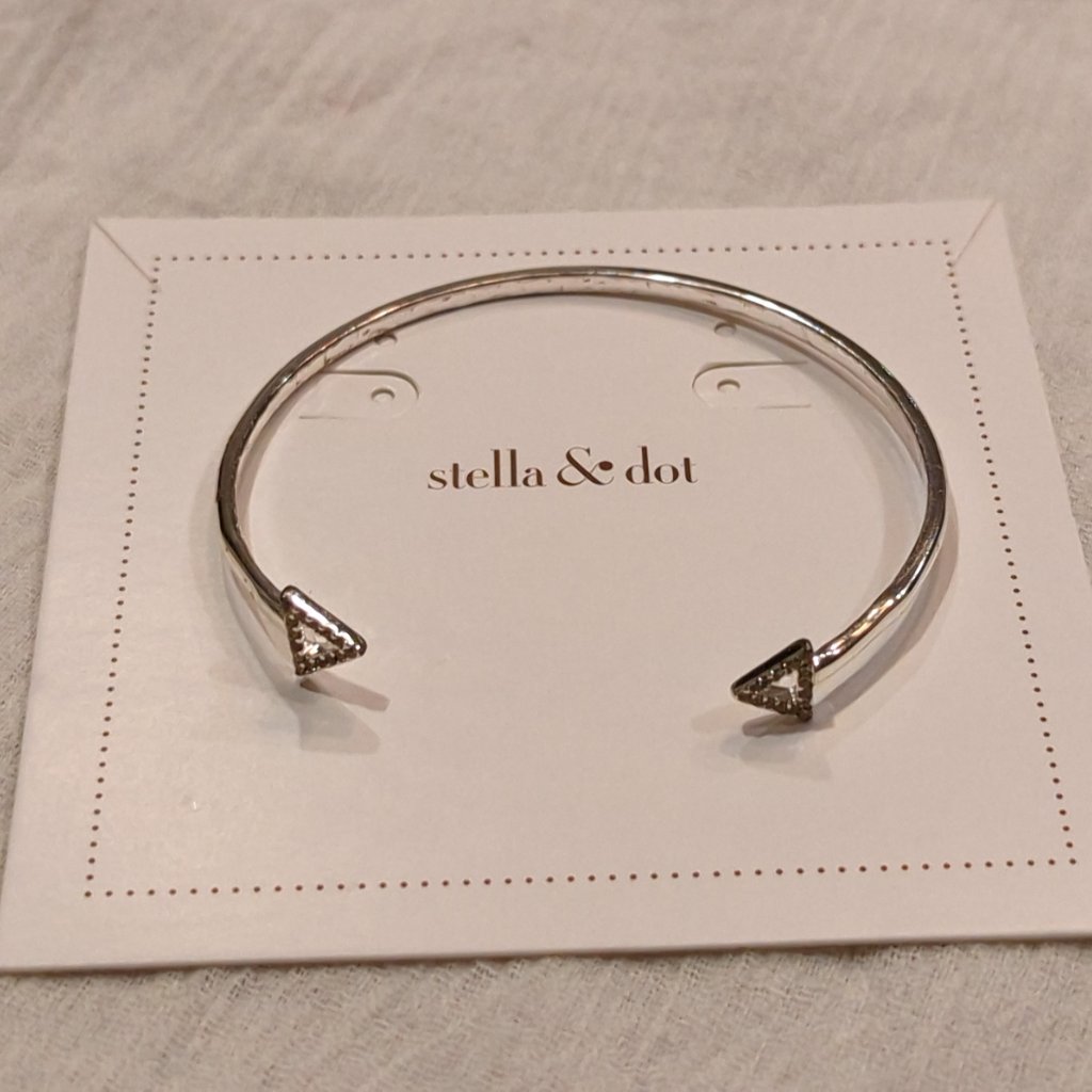 Stella And Dot Pav Arrow Cuff Silver
